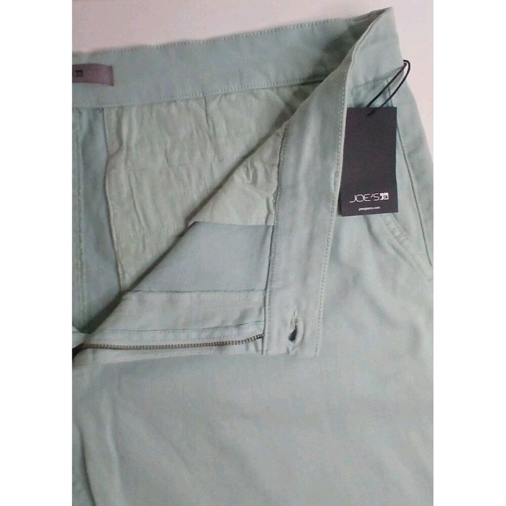 JOE"S Jeans Men's Sz 38 Trouser Shorts 9" Chinos Capri Sea/ Lt. Green NWT $158 - Picture 7 of 13